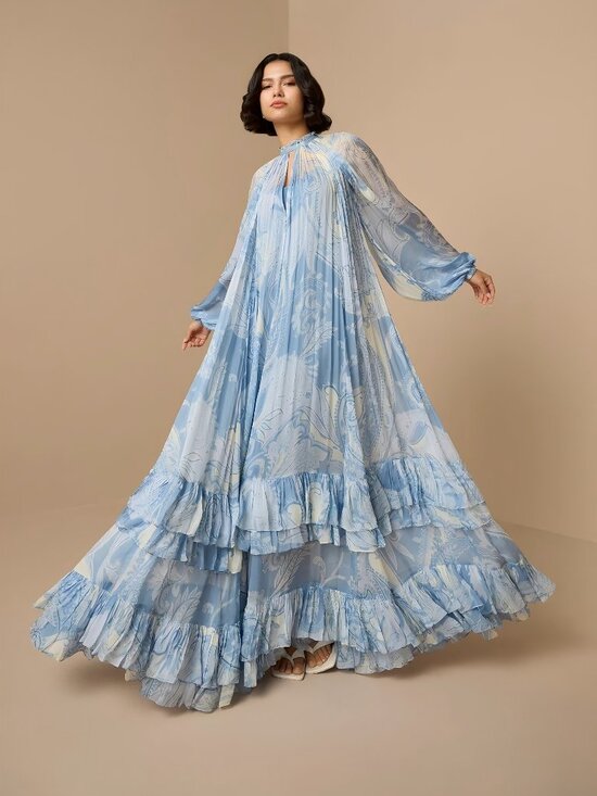 HEMANT & NANDITA Dresses & Skirts - Hemant & Nandita  paisley print maxi dress